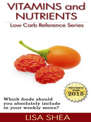 cover image of Vitamins and Nutrients--Low Carb Reference